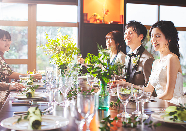 アットホームな雰囲気での食事会を