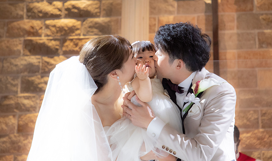 家族で迎える幸せの瞬間